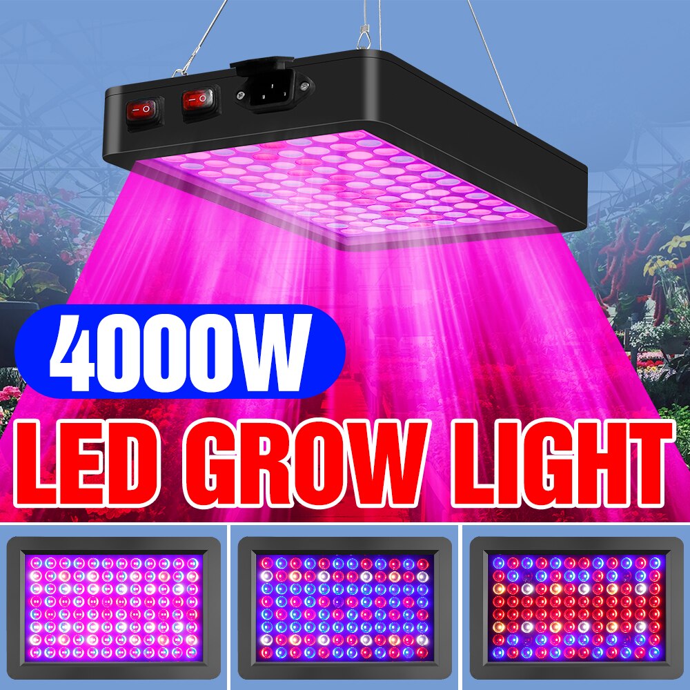 전체 스펙트럼 LED 피토램프 성장 텐트 식물 빛 온실 꽃 씨앗 재배 램프, 수경 재배 빛